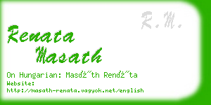 renata masath business card